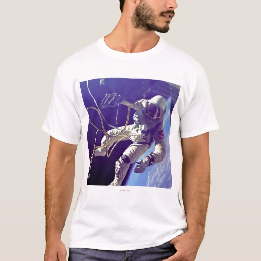 T-shirt Ed White First American Spacewalker Photographie (Devant)