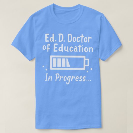 T-shirt EdD Docteur en éducation Doctorat (Design devant)