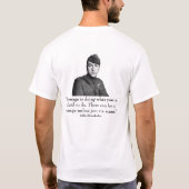 T-shirt Eddie Rickenbacker et citation (Dos)
