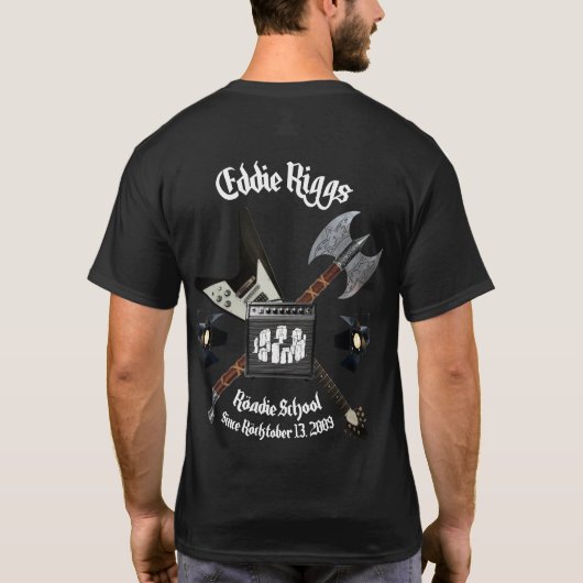 T-shirt Eddie Riggs Roadie School Brutal Legend (Dos)
