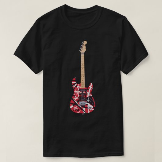 T-shirt Eddie Van Halen Frankenstrat Magnet1 (Design devant)