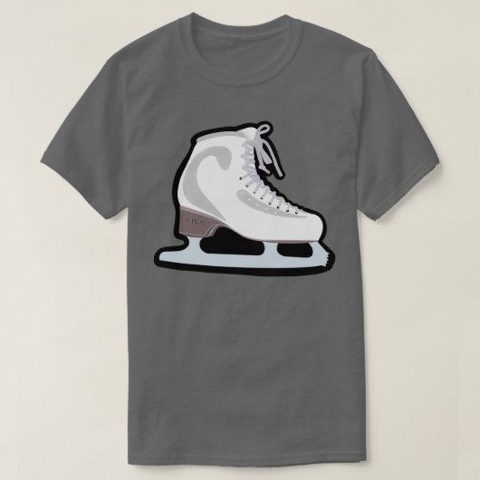 T-shirt Edea Ice Fly Figure Skating Boot Sticker (Design devant)