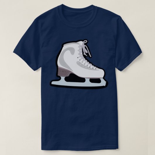 T-shirt Edea Ice Fly Figure Skating Boot Sticker 1 (Design devant)