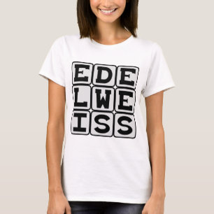 T-shirt Edelweiss, Fleur Blanche