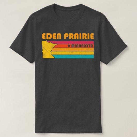 T-shirt Eden Prairie Minnesota Souvenir Vintage (Design devant)