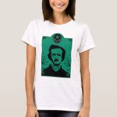 T-shirt Edgar Allan Poe Black Raven (Devant)