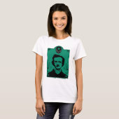T-shirt Edgar Allan Poe Black Raven (Devant entier)
