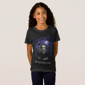 T-Shirt Edgar Allan Poe Gothique Jeune Tee - Raven & Cat (Devant entier)