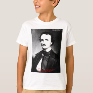 T-shirt Edgar Allan Poe "La religion est" Citation de sage