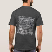 T-shirt Edgar Allan Poe Poem (Dos)
