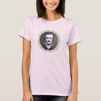 T-shirt Edgar Allan Poe Portrait Avec Citation Chemise