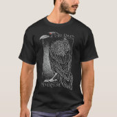T-shirt Edgar Allan Poe The Raven Nevermore T-ShirtEdgar A (Devant)