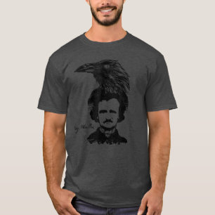 T-shirt Edgar Allan Poehe Corbeau Poète Horreur Gothique C