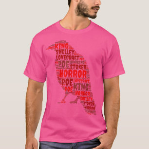 T-shirt Edgar Allen Poe King Lovecraft Shelter Horro