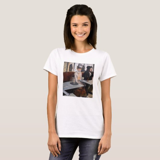 T-shirt Edgar Degas - Dans un café / L'Absinthe (Devant entier)