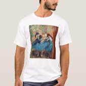 T-shirt Edgar Degas - Danseurs en bleu (Devant)