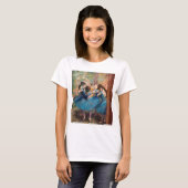 T-shirt Edgar Degas - Danseurs en bleu (Devant entier)