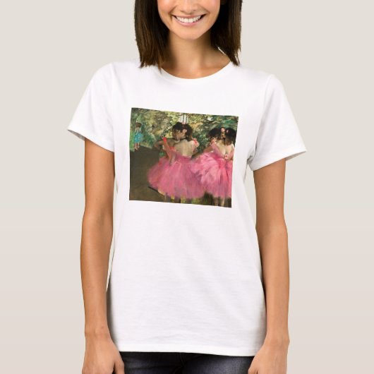 T-shirt Edgar Degas - Danseurs en rose (Devant)