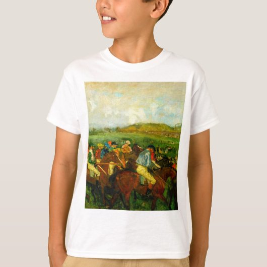 T-shirt Edgar Degas Équitation (Devant)