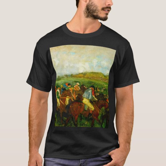 T-shirt Edgar Degas Équitation (Devant)
