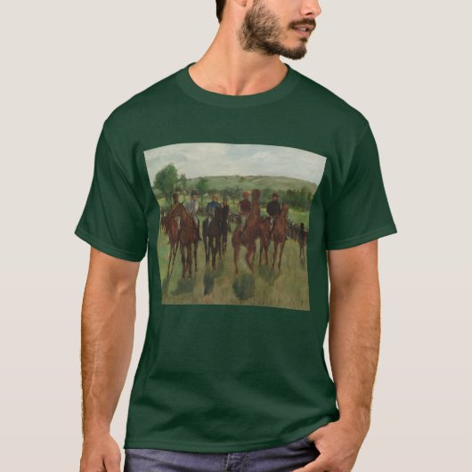 T-shirt Edgar Degas | les cavaliers (Devant)