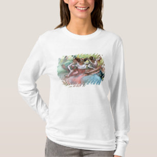 T-shirt Edgar Degas quatre ballerines sur l'étape
