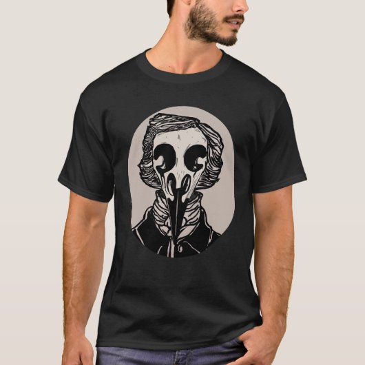 T-shirt Edgar Raven Poe (Devant)