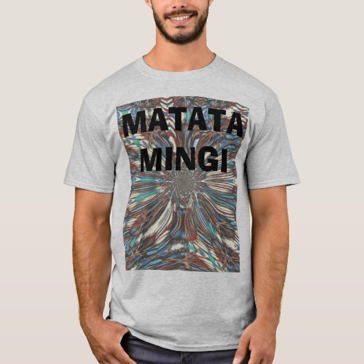 T-shirt Edgy African Urban Pop Art Conception optique Abst (Devant)