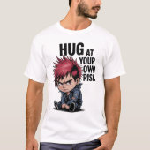 T-shirt Edgy Anime Enlacé À Vos Risques (Devant)