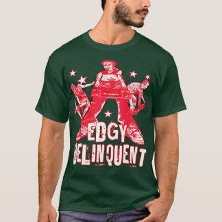 T-shirt Edgy Delinquent Rebellious Punk Rock Sk8er Tee no