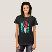 T-shirt Edgy Hand & Heart Graphic – Bold Pop Art Illustrat (Devant entier)