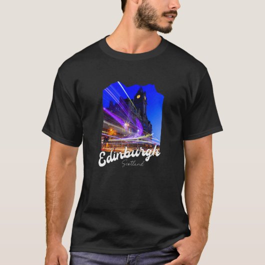 T-shirt Édimbourg à Night Premium_1 (Devant)