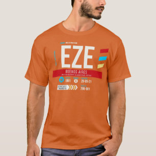 T-shirt Édimbourg Code aéroport EDI Bague C 1