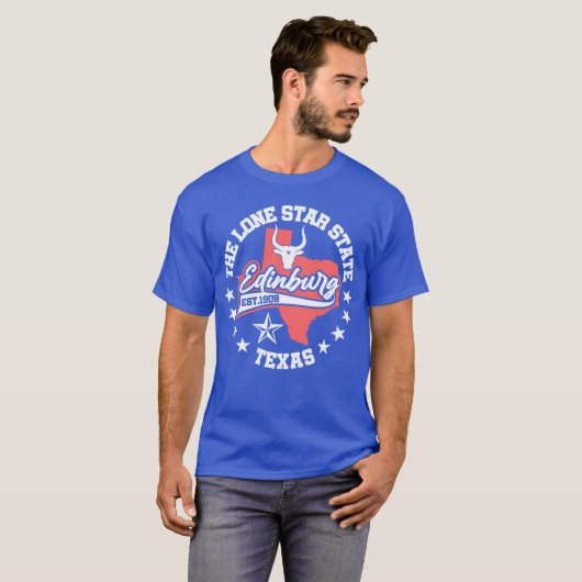 T-shirt Edimbourg, Texas (Devant entier)
