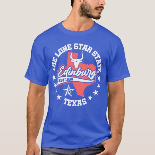 T-shirt Edimbourg, Texas (Devant)