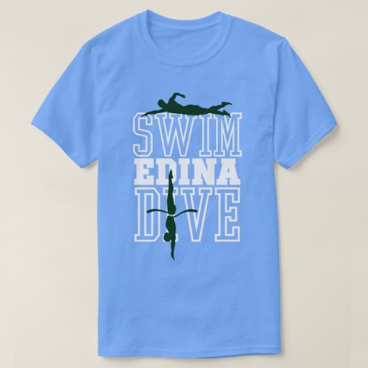 T-shirt Edina Swim Dive Team6 (Design devant)