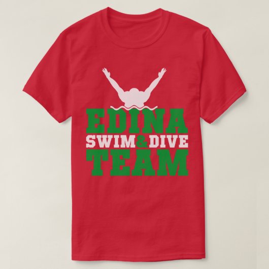 T-shirt Edina Swim Dive Team 5 (Design devant)