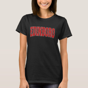 T-shirt EDINBORO PA PENNSYLVANIE Style Varsity USA Vintage