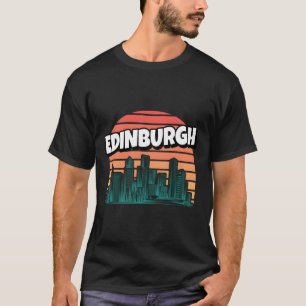 T-shirt Edinburgh Royaume-Uni Edinburgher Voyageant Voyage