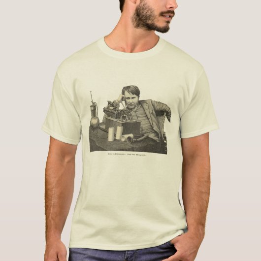 T-shirt Edison au phonographe (Devant)