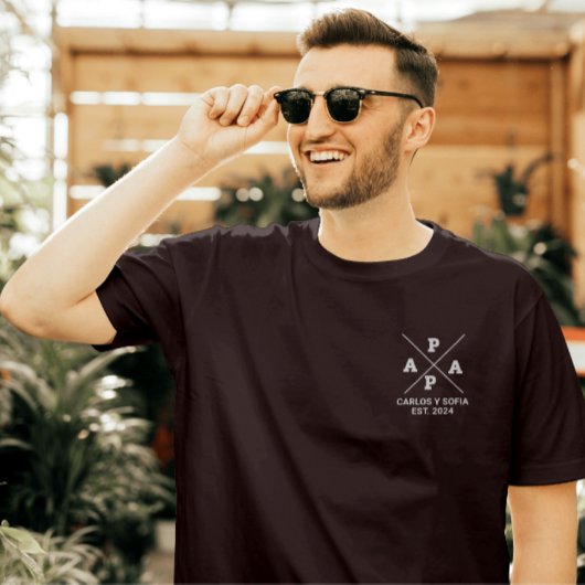 T-shirt Editable Regalo Personalizado para PAPA 