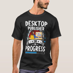 T-shirt Éditeur de bureau en cours Étudiant stagiaire