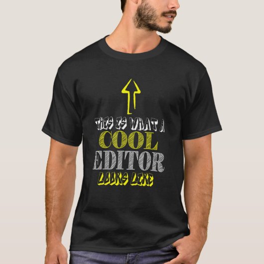 T-shirt Éditeur Éditeur de vidéo Cool Édition (Devant)