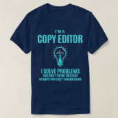 T-shirt Éditeur I Solve Problems (Design devant)