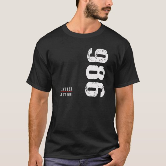 T-shirt Édition 1986 Anniversaire (Devant)
