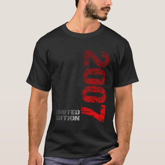 T-shirt Édition 2007 16E Né 2007 (Devant)