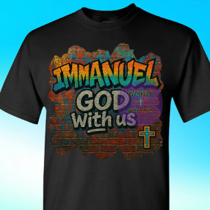 T-shirt (Édition 5) IMMANUEL - DIEU avec nous - chrétien