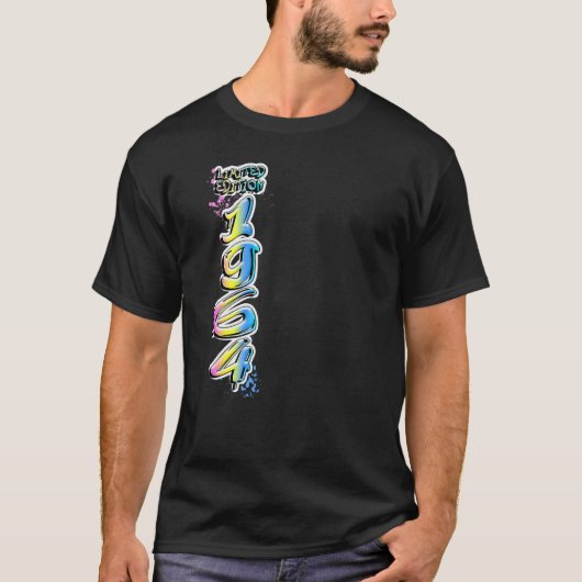 T-shirt Edition limitée 1964 Graffiti Premium (Devant)