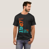 T-shirt Édition Limitée 1987 Mai 1987 (Devant entier)
