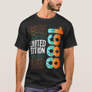 T-shirt Edition Limitée Année de naissance Vintage Retro 1